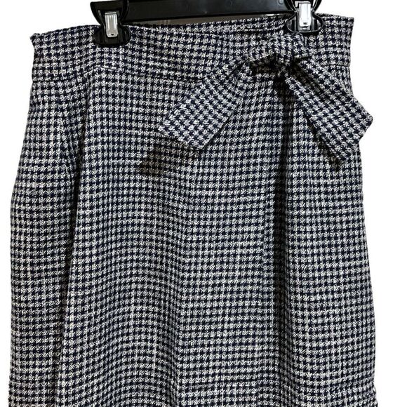 Hand Sewn Vintage Skirt Set Houndstooth Vogue Paris Original Size 8/10 - Picture 3 of 16